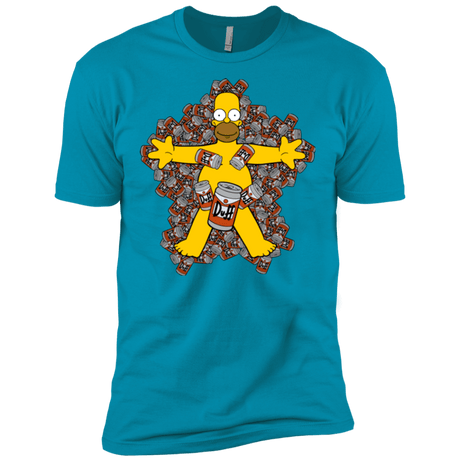 T-Shirts Turquoise / X-Small American Duff Men's Premium T-Shirt