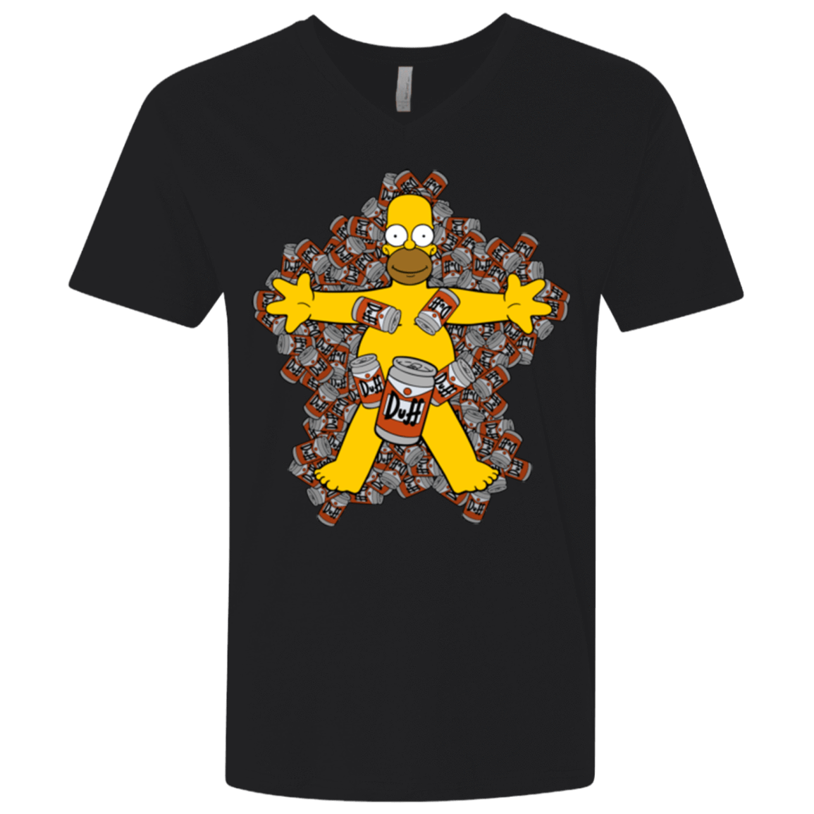 T-Shirts Black / X-Small American Duff Men's Premium V-Neck