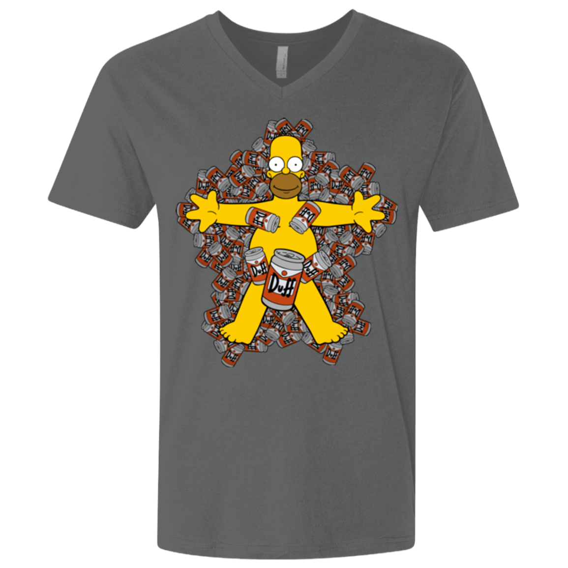 T-Shirts Heavy Metal / X-Small American Duff Men's Premium V-Neck