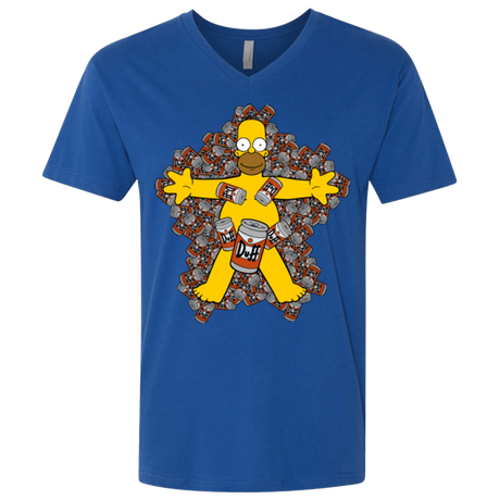 T-Shirts Royal / X-Small American Duff Men's Premium V-Neck