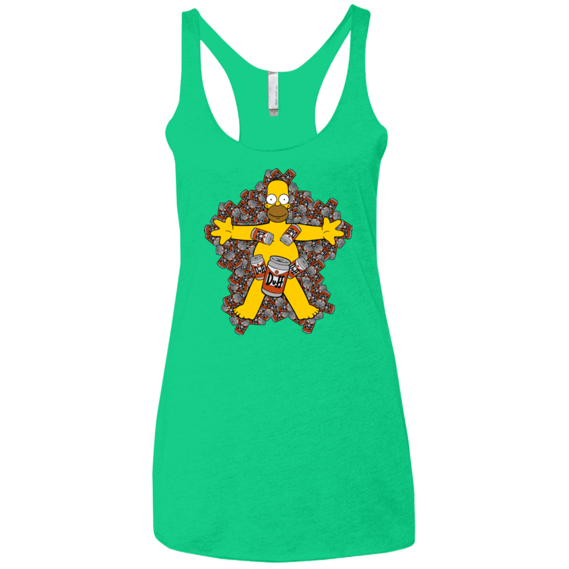 T-Shirts Envy / X-Small American Duff Women's Triblend Racerback Tank