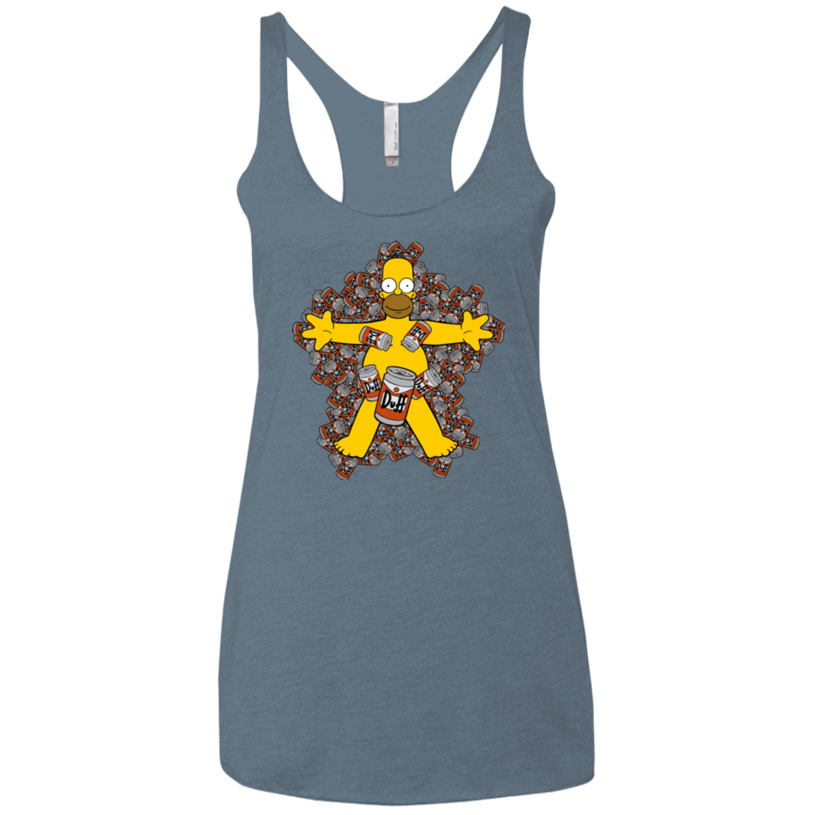 T-Shirts Indigo / X-Small American Duff Women's Triblend Racerback Tank