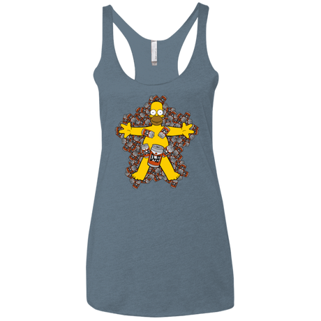 T-Shirts Indigo / X-Small American Duff Women's Triblend Racerback Tank