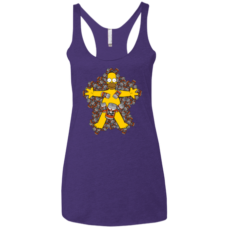 T-Shirts Purple / X-Small American Duff Women's Triblend Racerback Tank