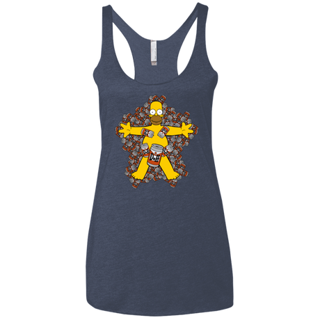 T-Shirts Vintage Navy / X-Small American Duff Women's Triblend Racerback Tank