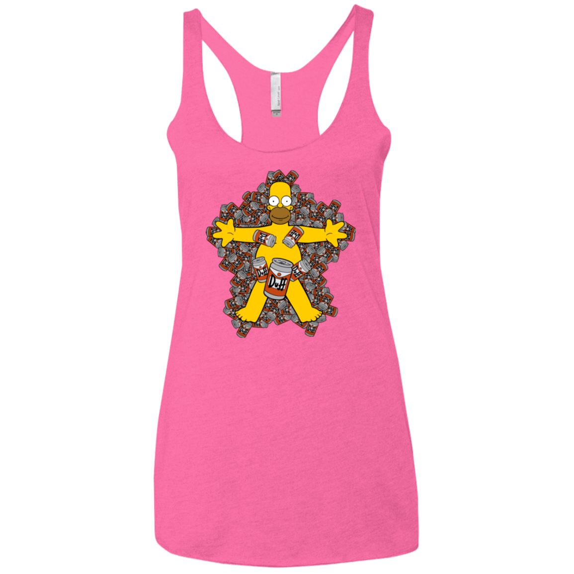 T-Shirts Vintage Pink / X-Small American Duff Women's Triblend Racerback Tank