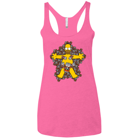 T-Shirts Vintage Pink / X-Small American Duff Women's Triblend Racerback Tank