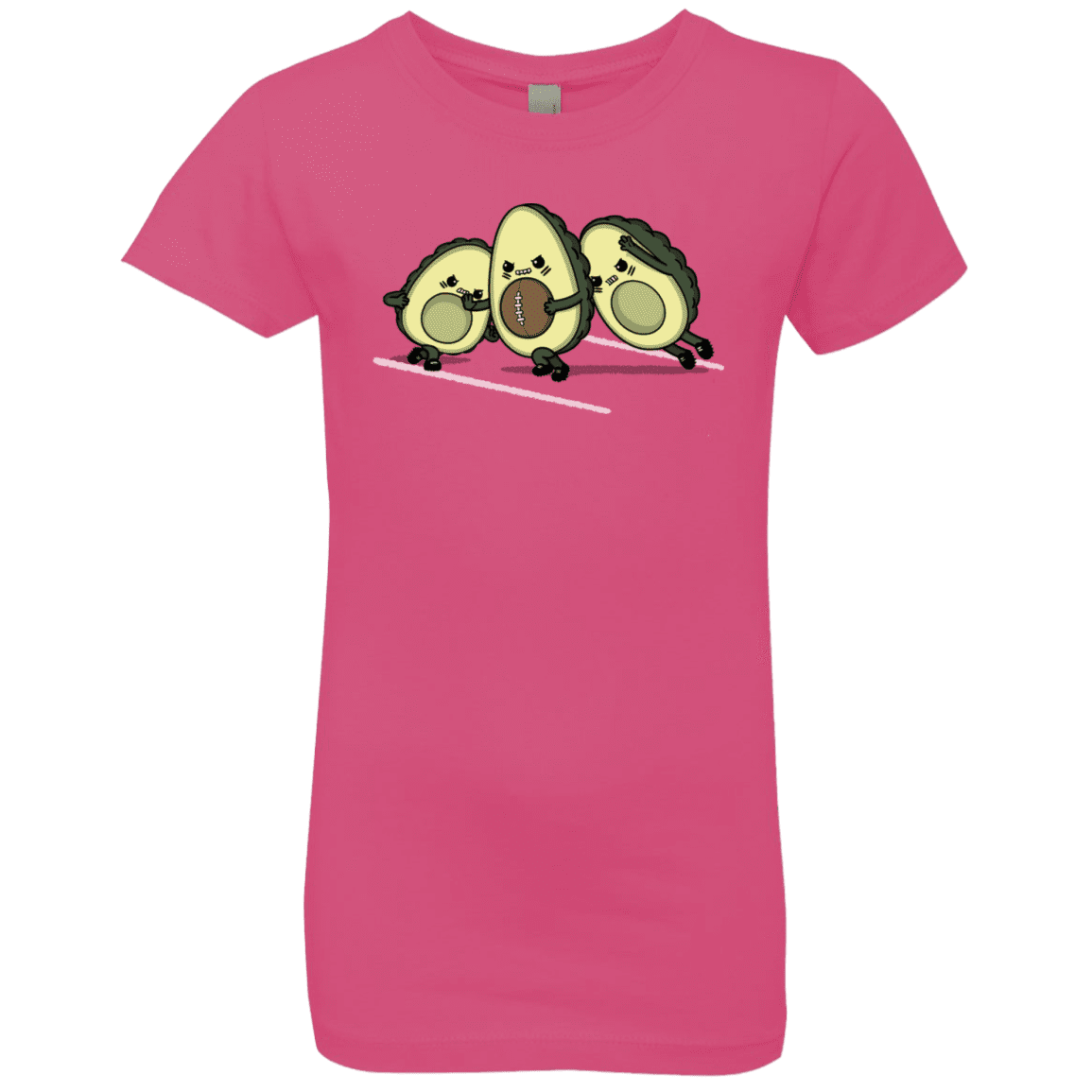 T-Shirts Hot Pink / YXS American Footbone Girls Premium T-Shirt
