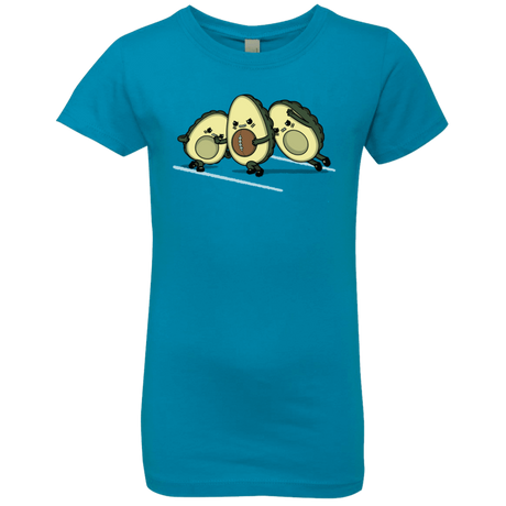 T-Shirts Turquoise / YXS American Footbone Girls Premium T-Shirt