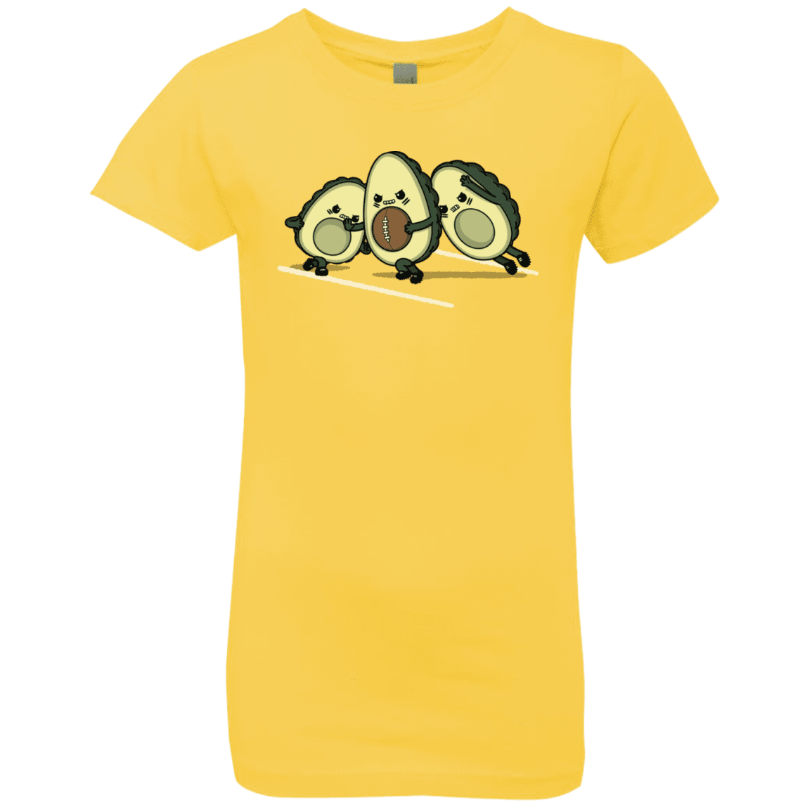 T-Shirts Vibrant Yellow / YXS American Footbone Girls Premium T-Shirt
