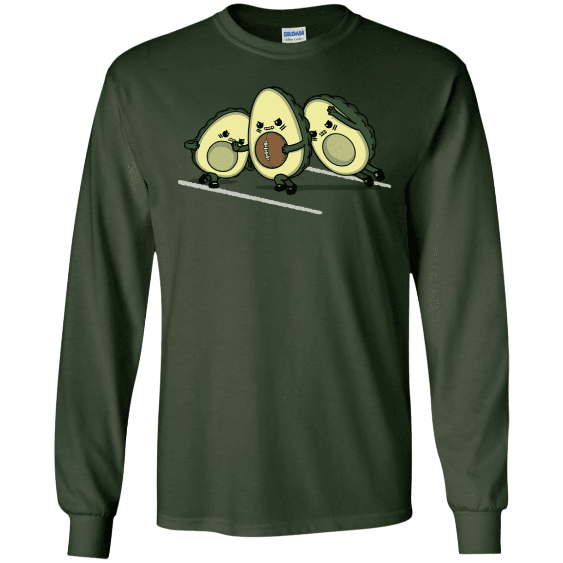 T-Shirts Forest Green / S American Footbone Men's Long Sleeve T-Shirt