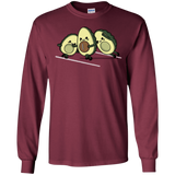 T-Shirts Maroon / S American Footbone Men's Long Sleeve T-Shirt