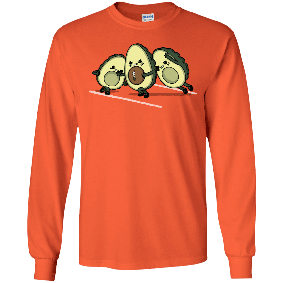 T-Shirts Orange / S American Footbone Men's Long Sleeve T-Shirt