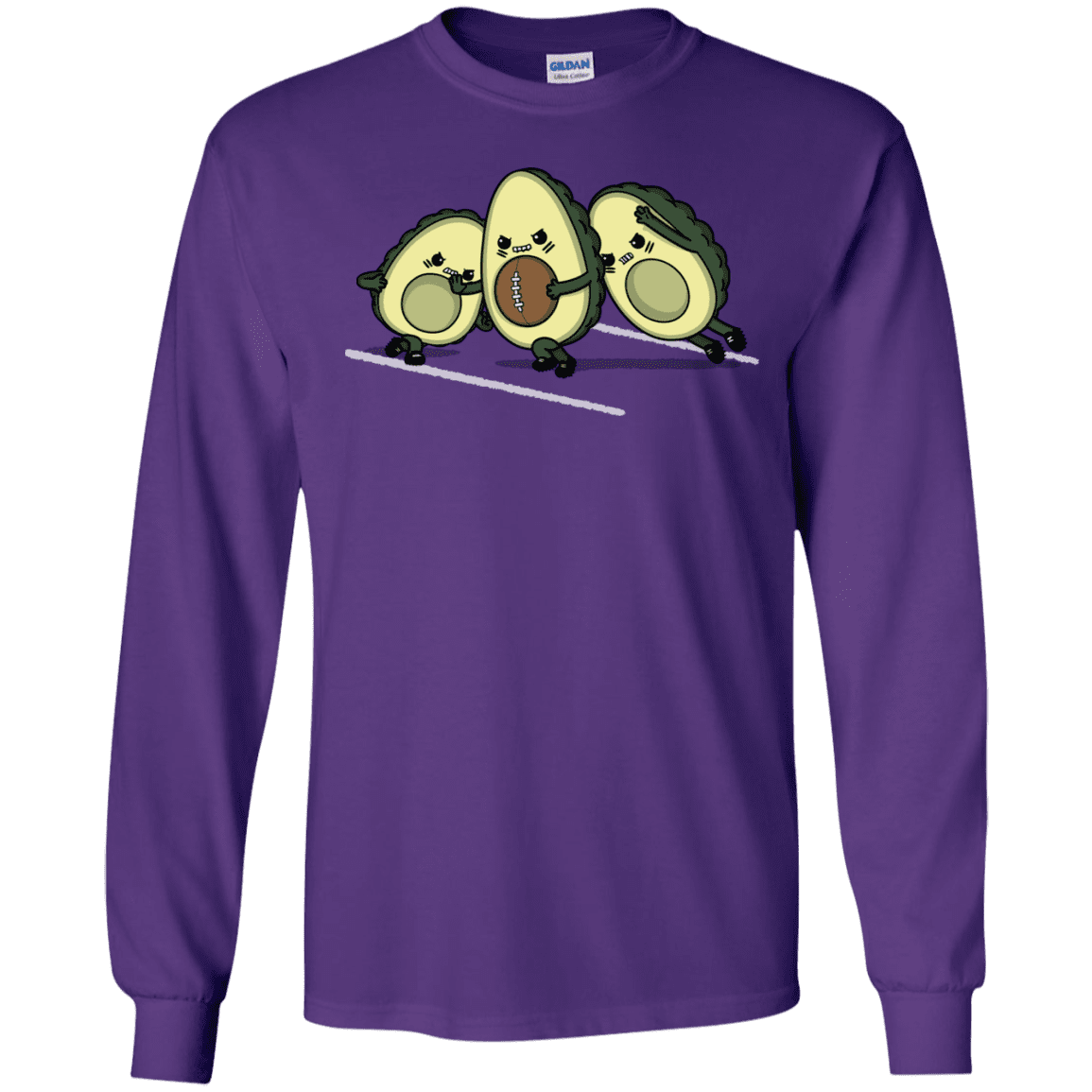 T-Shirts Purple / S American Footbone Men's Long Sleeve T-Shirt