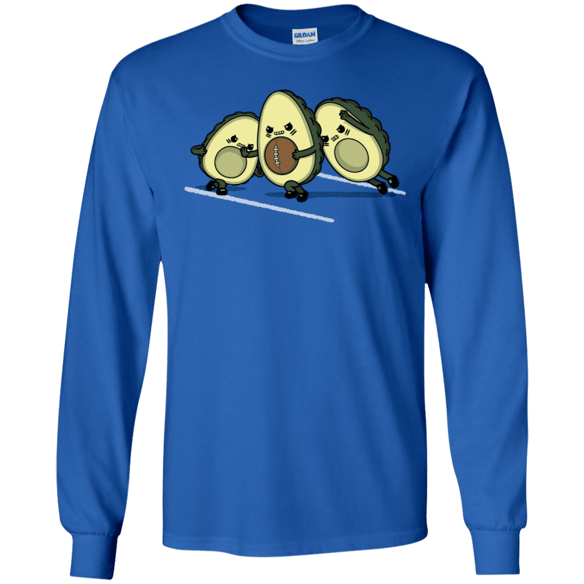 T-Shirts Royal / S American Footbone Men's Long Sleeve T-Shirt