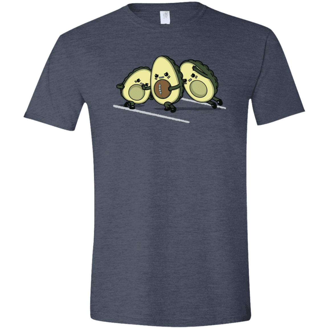 T-Shirts Heather Navy / S American Footbone Men's Semi-Fitted Softstyle