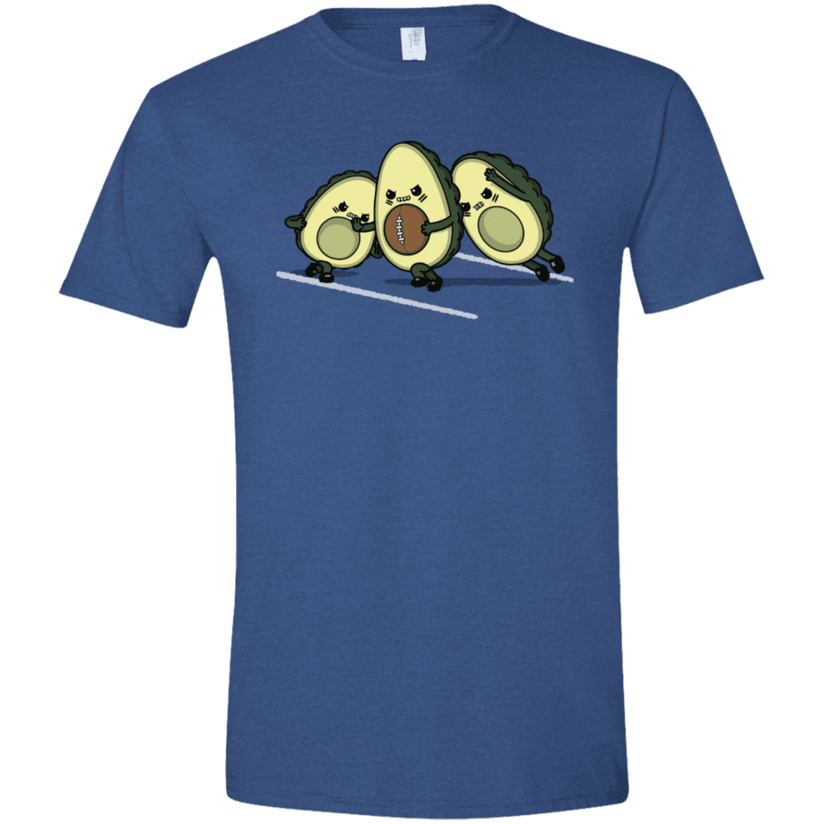 T-Shirts Heather Royal / X-Small American Footbone Men's Semi-Fitted Softstyle