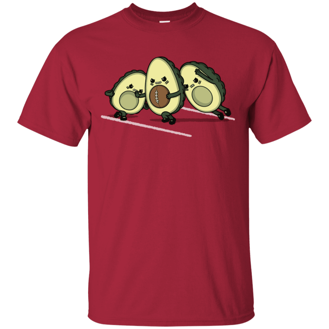 T-Shirts Cardinal / S American Footbone T-Shirt