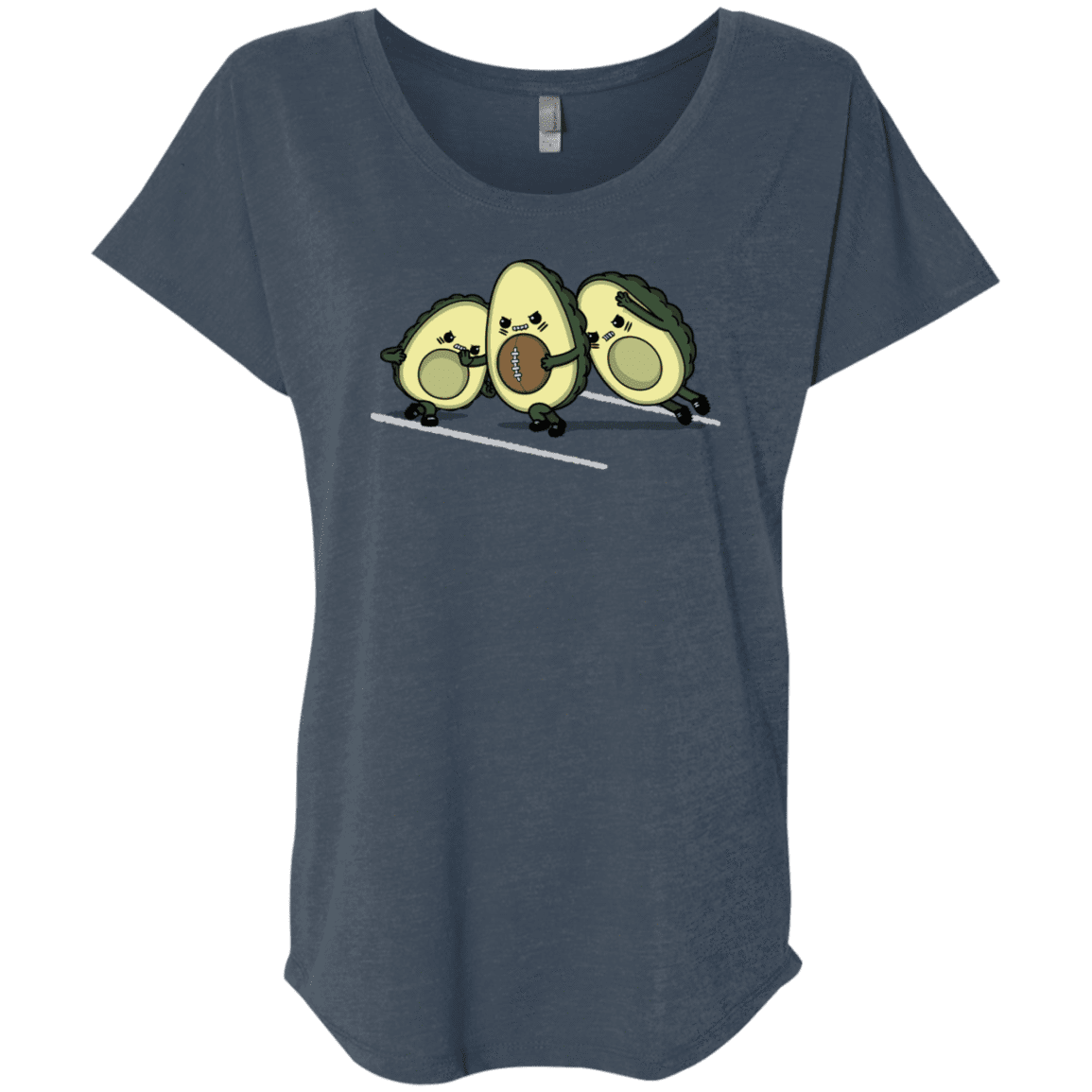 T-Shirts Indigo / X-Small American Footbone Triblend Dolman Sleeve