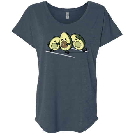 T-Shirts Indigo / X-Small American Footbone Triblend Dolman Sleeve