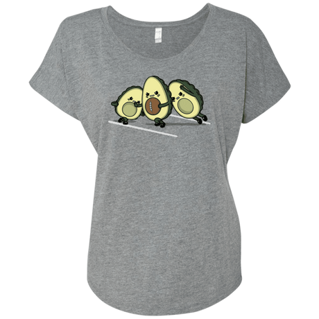 T-Shirts Premium Heather / X-Small American Footbone Triblend Dolman Sleeve