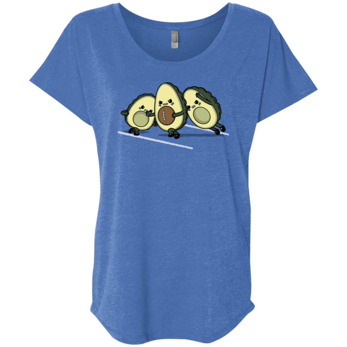 T-Shirts Vintage Royal / X-Small American Footbone Triblend Dolman Sleeve