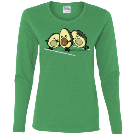 T-Shirts Irish Green / S American Footbone Women's Long Sleeve T-Shirt