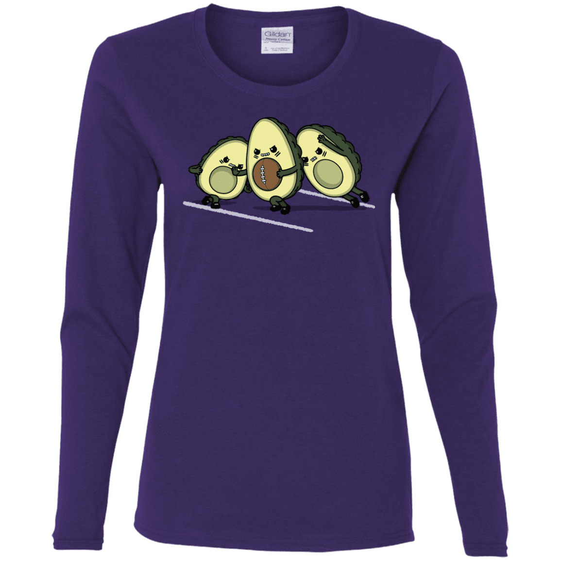 T-Shirts Purple / S American Footbone Women's Long Sleeve T-Shirt