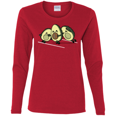 T-Shirts Red / S American Footbone Women's Long Sleeve T-Shirt