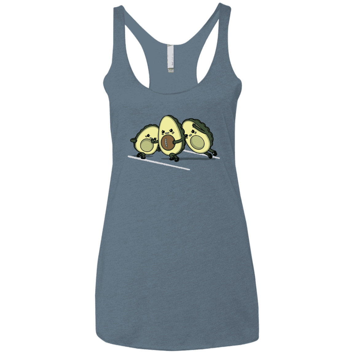 T-Shirts Indigo / X-Small American Footbone Women's Triblend Racerback Tank