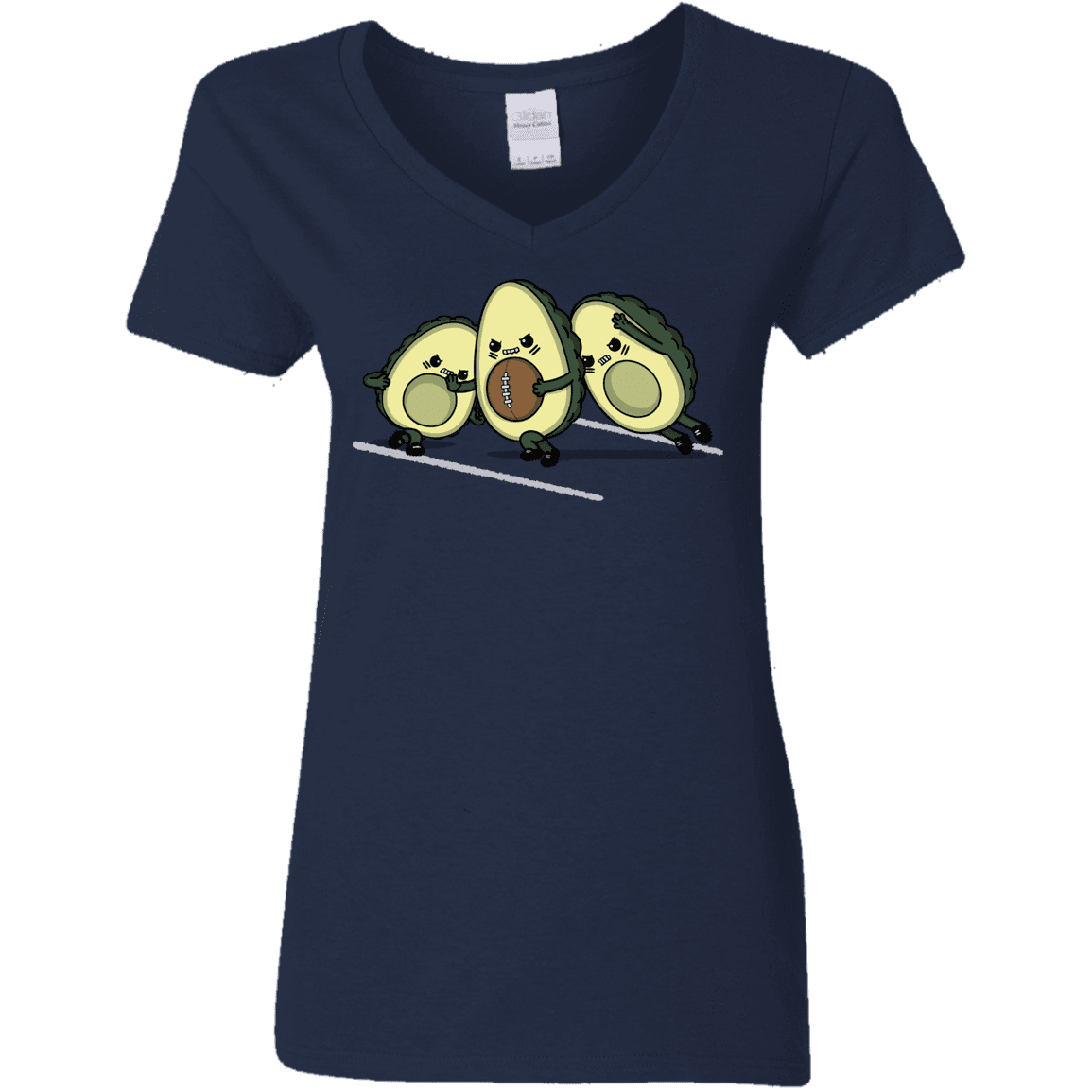 T-Shirts Navy / S American Footbone Women's V-Neck T-Shirt