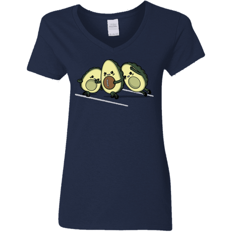 T-Shirts Navy / S American Footbone Women's V-Neck T-Shirt