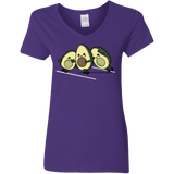 T-Shirts Purple / S American Footbone Women's V-Neck T-Shirt