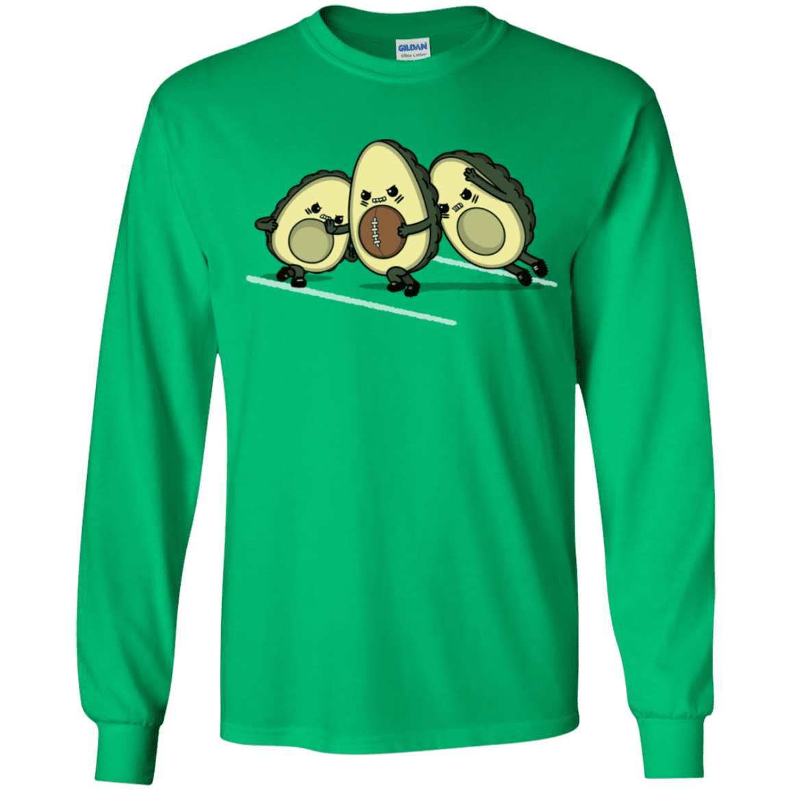 T-Shirts Irish Green / YS American Footbone Youth Long Sleeve T-Shirt