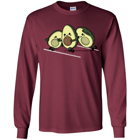 T-Shirts Maroon / YS American Footbone Youth Long Sleeve T-Shirt