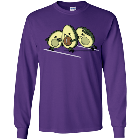 T-Shirts Purple / YS American Footbone Youth Long Sleeve T-Shirt