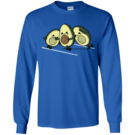 T-Shirts Royal / YS American Footbone Youth Long Sleeve T-Shirt