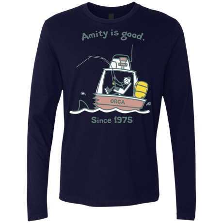 T-Shirts Midnight Navy / Small Amity Is Good Men's Premium Long Sleeve
