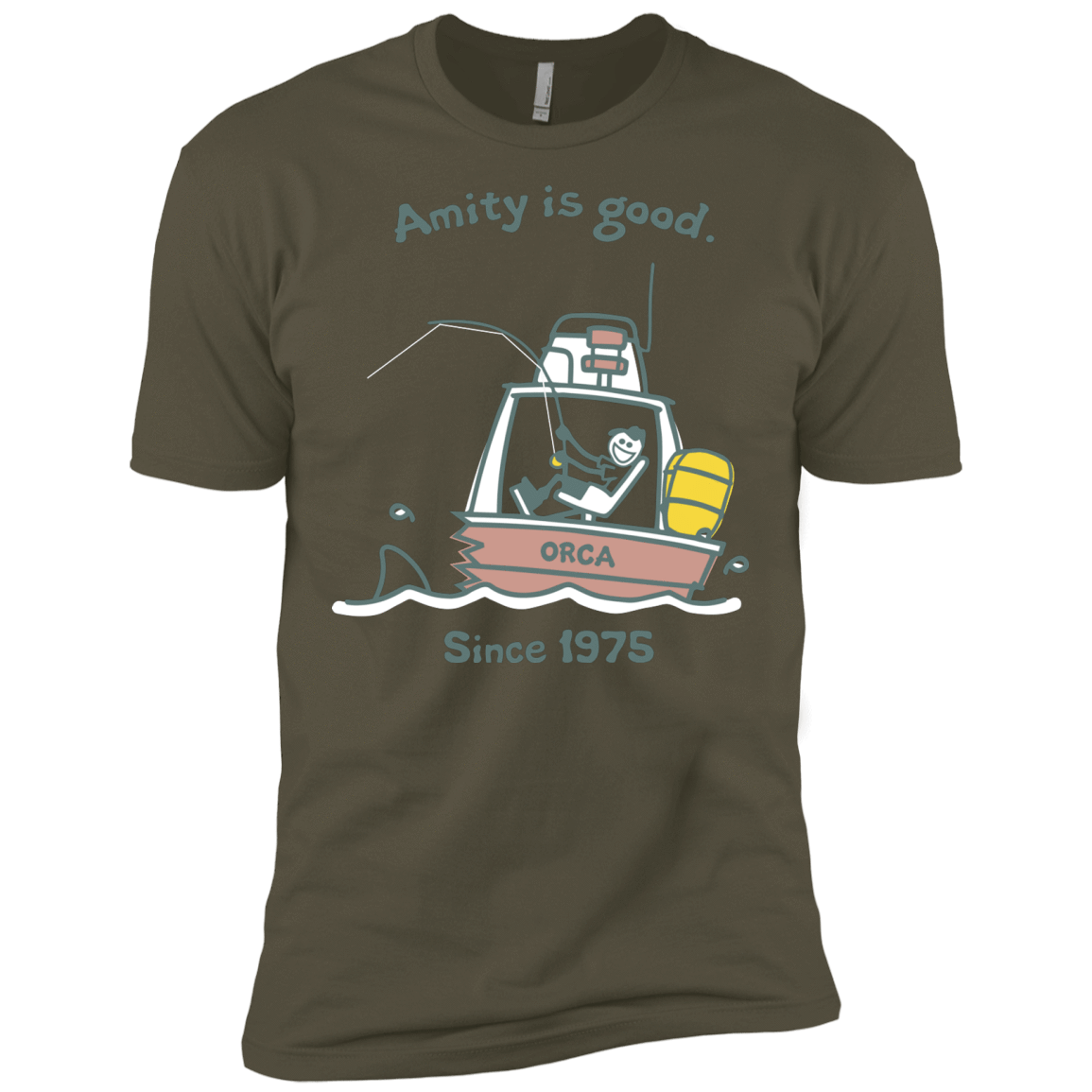 T-Shirts Military Green / X-Small Amity Is Good Men's Premium T-Shirt