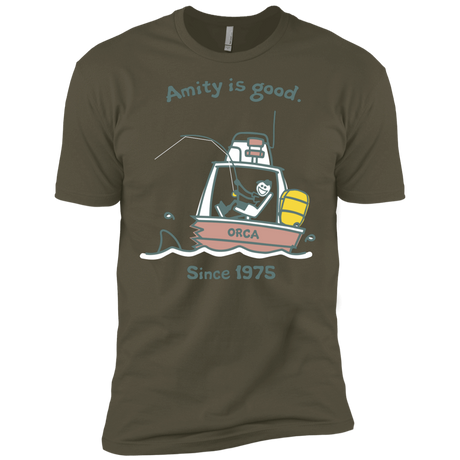 T-Shirts Military Green / X-Small Amity Is Good Men's Premium T-Shirt
