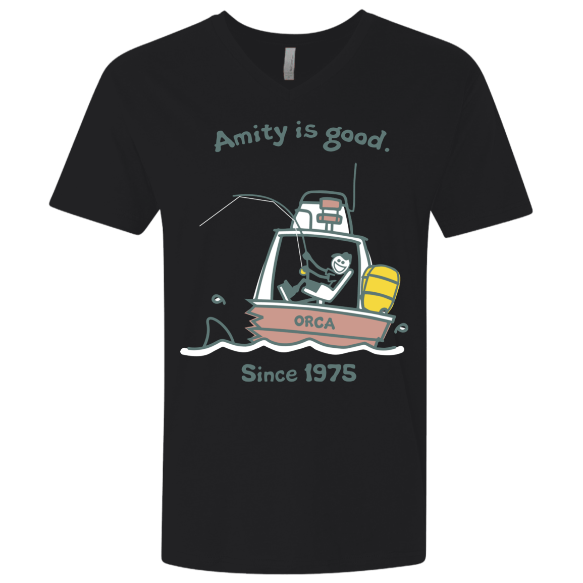 T-Shirts Black / X-Small Amity Is Good Men's Premium V-Neck