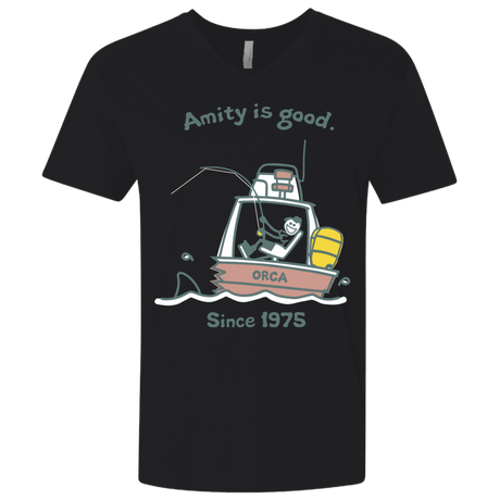 T-Shirts Black / X-Small Amity Is Good Men's Premium V-Neck