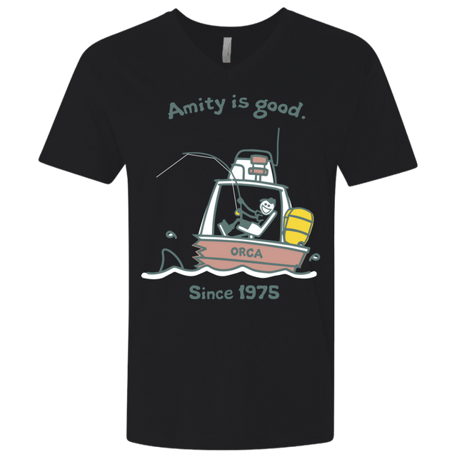 T-Shirts Black / X-Small Amity Is Good Men's Premium V-Neck