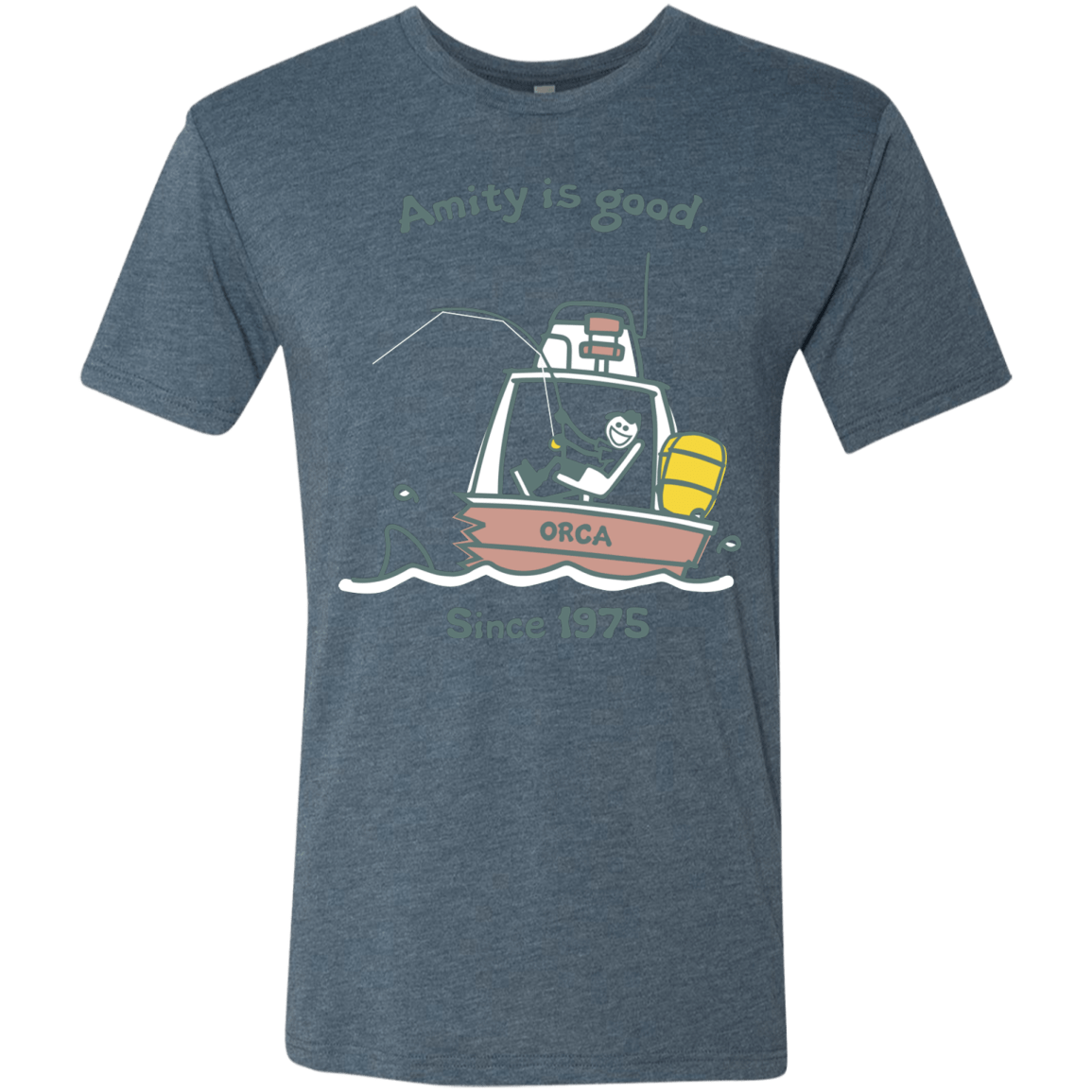 T-Shirts Indigo / Small Amity Is Good Men's Triblend T-Shirt