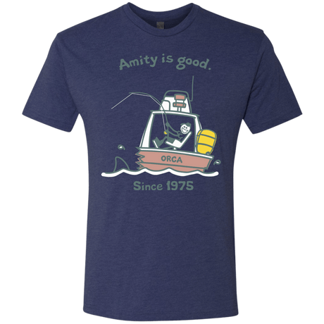 T-Shirts Vintage Navy / Small Amity Is Good Men's Triblend T-Shirt