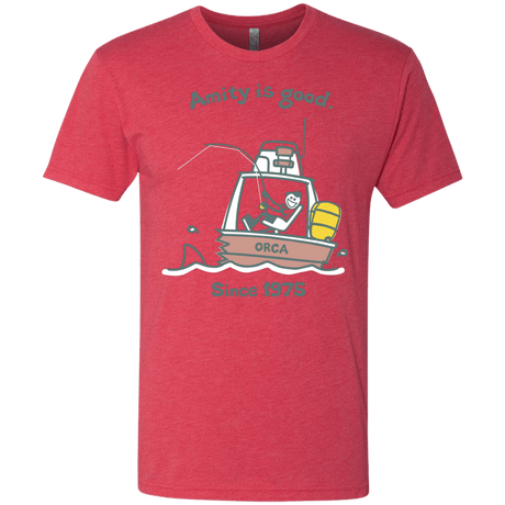 T-Shirts Vintage Red / Small Amity Is Good Men's Triblend T-Shirt
