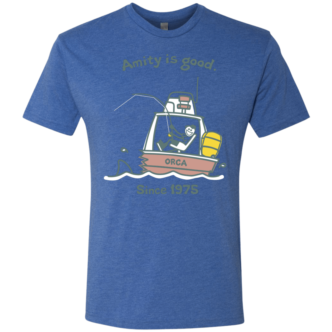 T-Shirts Vintage Royal / Small Amity Is Good Men's Triblend T-Shirt