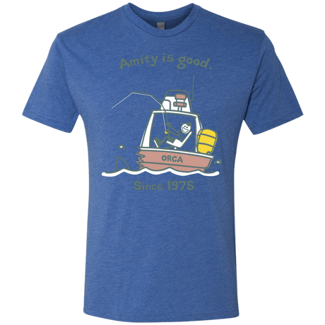 T-Shirts Vintage Royal / Small Amity Is Good Men's Triblend T-Shirt