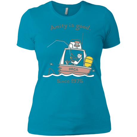 T-Shirts Turquoise / X-Small Amity Is Good Women's Premium T-Shirt