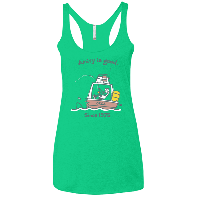 T-Shirts Envy / X-Small Amity Is Good Women's Triblend Racerback Tank